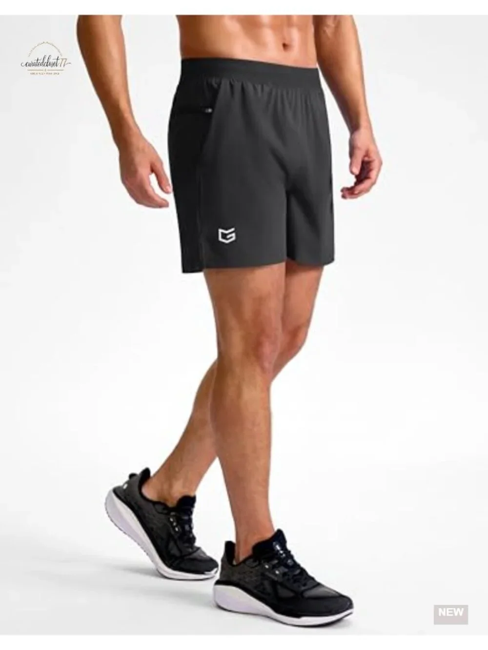 Men's Athletic Running Shorts Quick Dry Zip Pocket 5